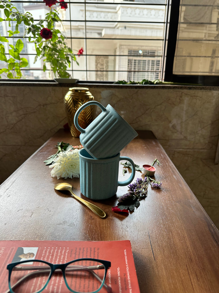 Theos Aqua Blue Coffee Mug